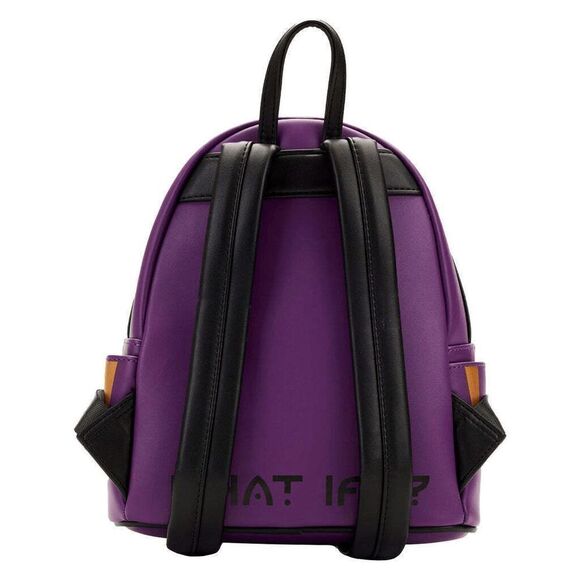 Loungefly Marvel WHAT IF Star Lord T'Challa NYCC Mini Backpack NWT Eyes Glow - Picture 4 of 6